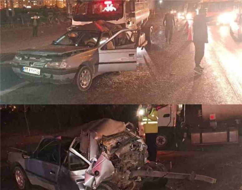 تصادف مرگبار در اتوبان تهران-ساوه