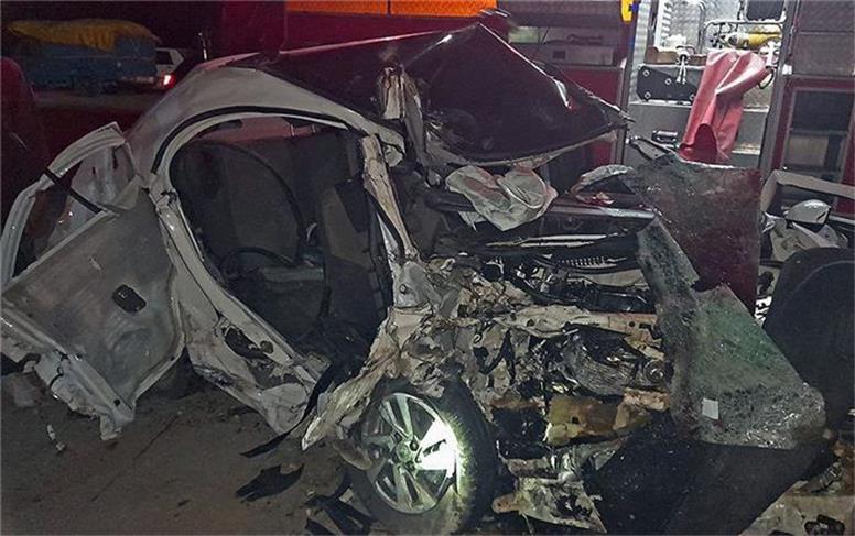 5 کشته در تصادف 2 خودروی سواری