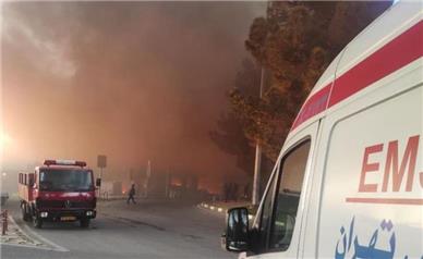 فیلم/ آتش سوزی در جاده خاوران