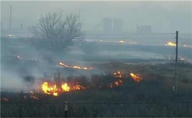 فیلم/ آتش سوزی بزرگ در تگزاس