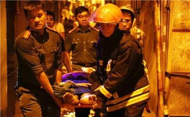 آتش سوزی مرگبار آپارتمانی در هانوی ویتنام