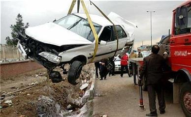 مرگ 3 سرنشین پرشیا در تصادف با کامیون