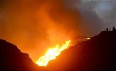 فیلم/ آتش سوزی گسترده در پایتخت هند